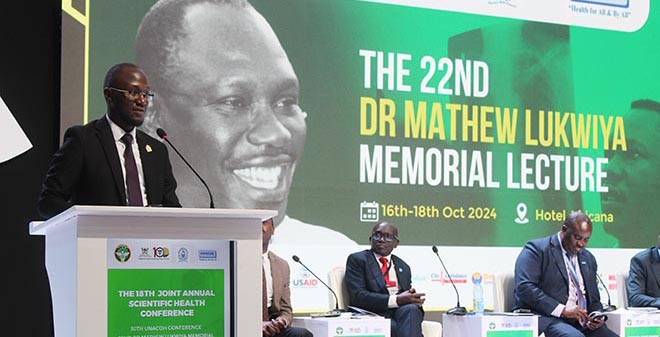 UGIndependent's tweet image. DR TALISUNA: To improve Universal Health, protect health workers #jashc2024 #DrLukwiyaMemorial-wp.me/p7FLkS-1hSL-