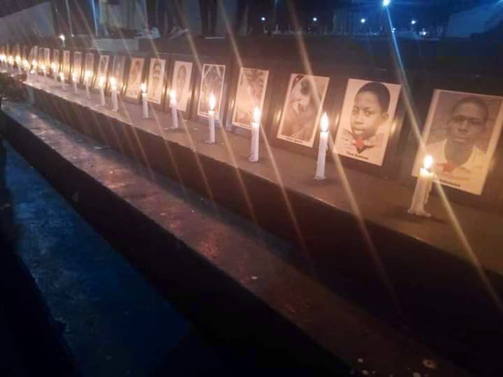 Toast to the ones that we lost on the way….. We will never forget 

#LekkiMassacre 
#EndSarsMemorial4