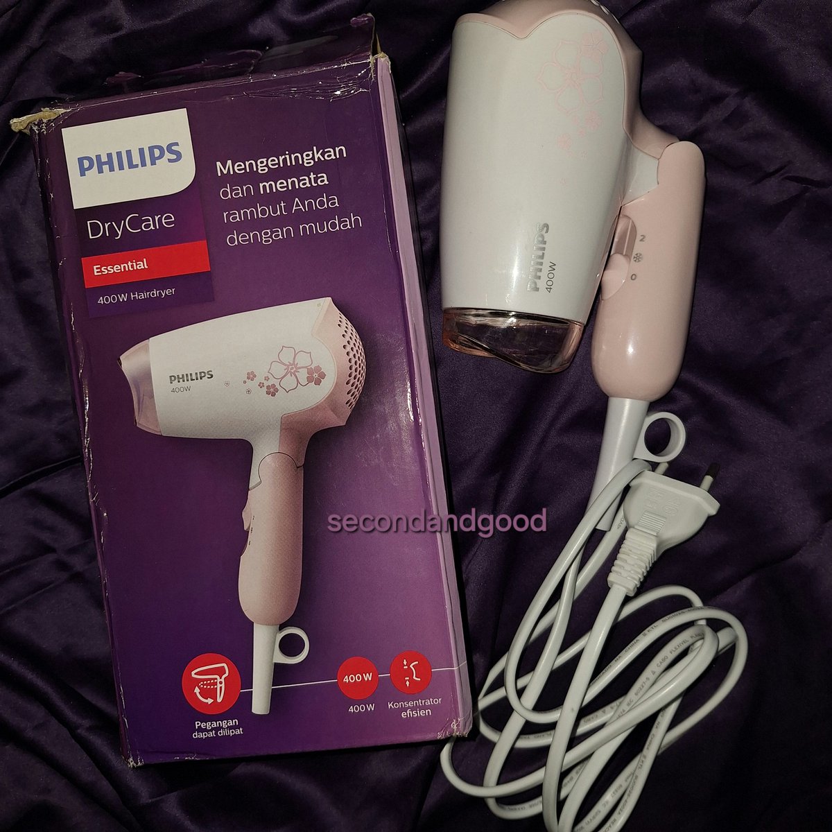 secondandgood's tweet image. WTS [want to sell] 
Philips Hair Dryer Care 400 W Pink
Barang ORI 100% &amp;amp; masih bagus soalnya baru beli 5 bulan yang lalu 
💸12O.OOO
📍Banjarmasin