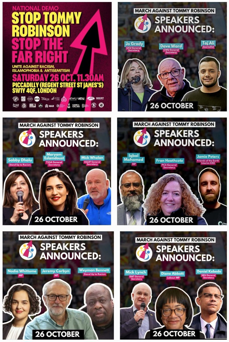 "In a racist society 
    it is not enough to be non-racist
               we must be anti-racist'

Trade Unions are on the march 
                              ✊🏻✊🏼✊🏾