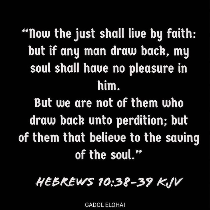 Hebrews 10:38-39💖🙏💖