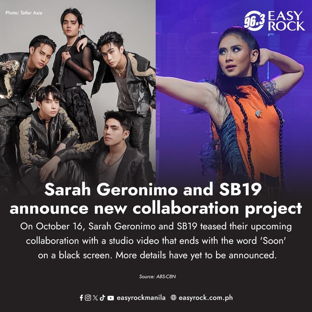 AshTeamOfficial's tweet photo. When Pop Star Royalty meets the P-Pop Kings!👑 @JustSarahG @SB19Official #SarahGxSB19 #sarahgeronimo #SB19 https://t.co/03ZmEUkPir