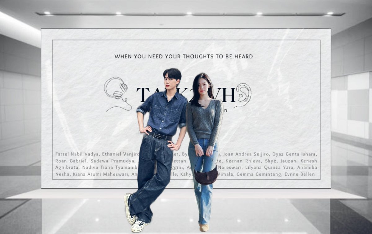 @ryujinihh ini aku sama kak ev tadi pagi, ceritanya foto foto dulu sebelum jaga booth. (belum ganti baju)