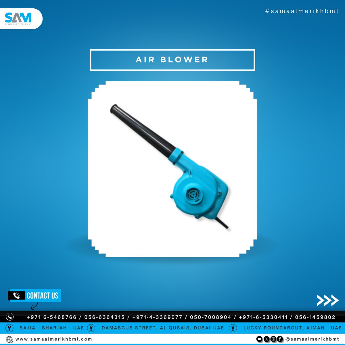 samaalmerikhbmt's tweet image. &quot;Need a fast and efficient cleaning solution? Our Air Blower delivers powerful airflow for quick results. Visit our shop and grab one today!&quot;
#blowerpower #efficienttools #toolupgrade #shoplocal