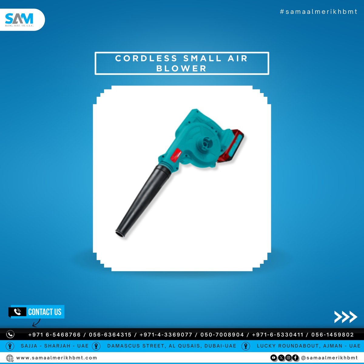 samaalmerikhbmt's tweet image. &quot;Need a fast and efficient cleaning solution? Our Air Blower delivers powerful airflow for quick results. Visit our shop and grab one today!&quot;
#blowerpower #efficienttools #toolupgrade #shoplocal
