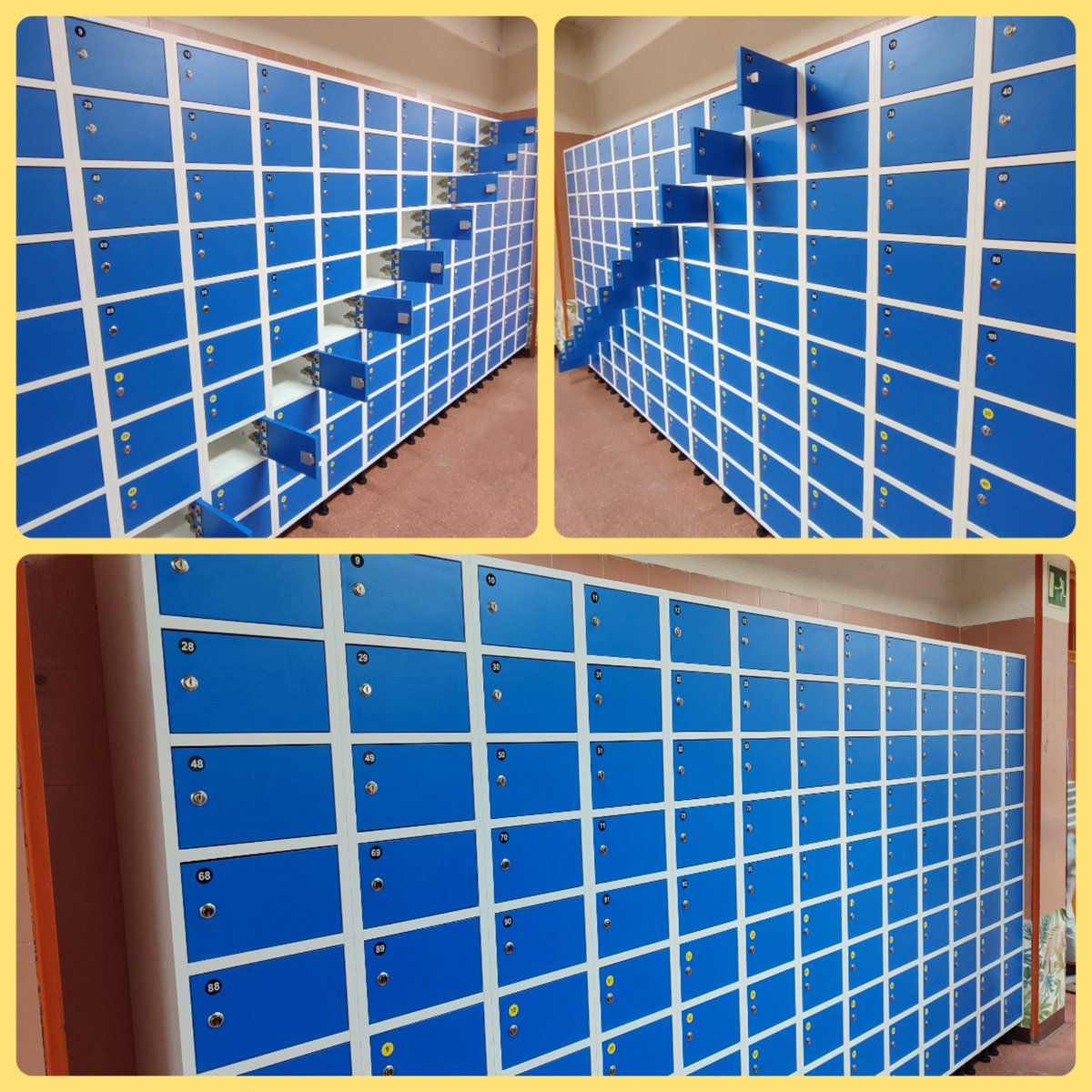 Mañana lunes los alumnos de 1° y 2° de la ESO empezarán a utilizar las taquillas para la desconexión digital. Agradecemos la colaboración de la AMPA.
#iespablonerudaleganes 
#iessinmoviles