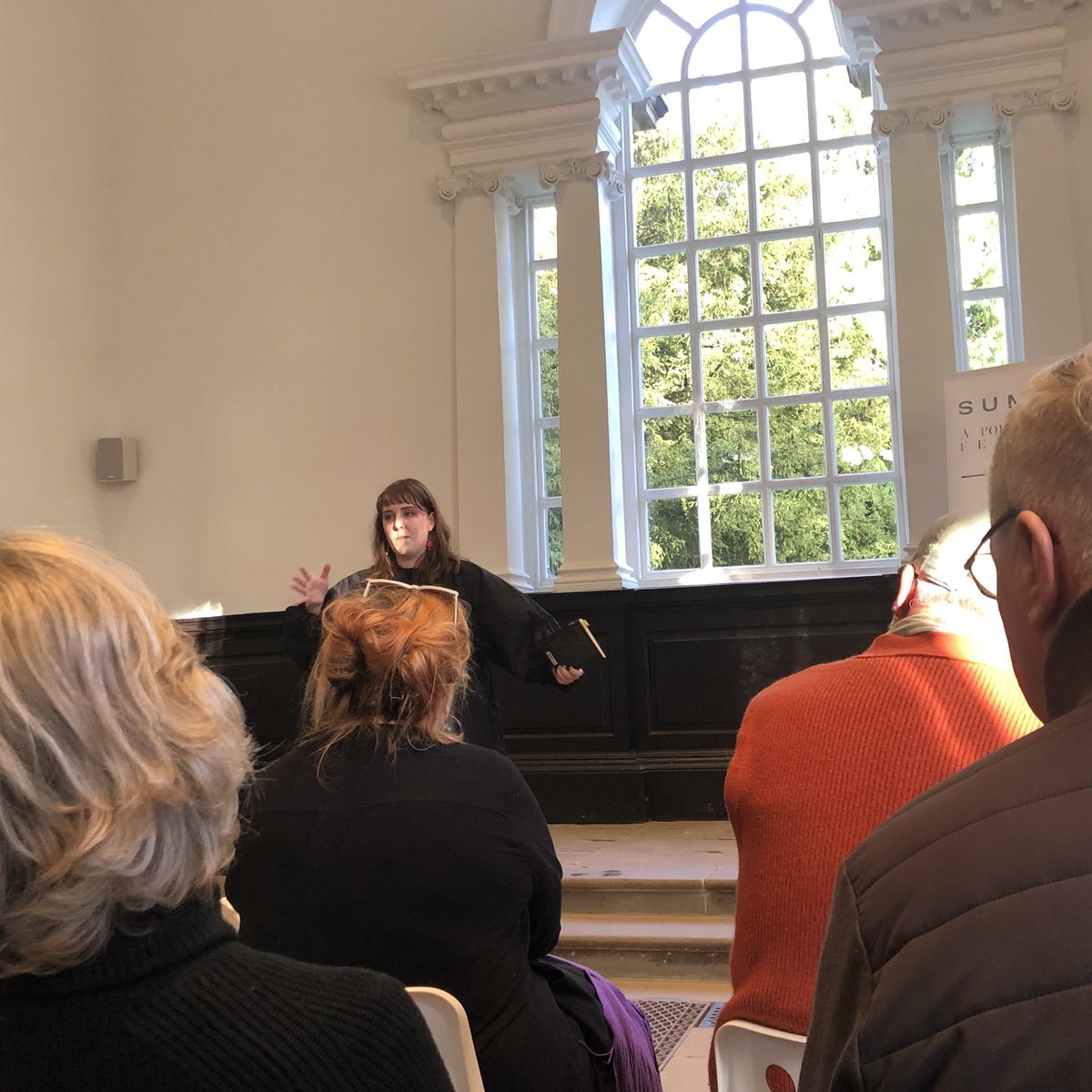 WasThatThunder's tweet image. At the Laurel Prize for nature and environmental poetry at Yorkshire Sculpture Park. John Burnside awarded the main prize with prizes to @shevchenkonight and @HCopley