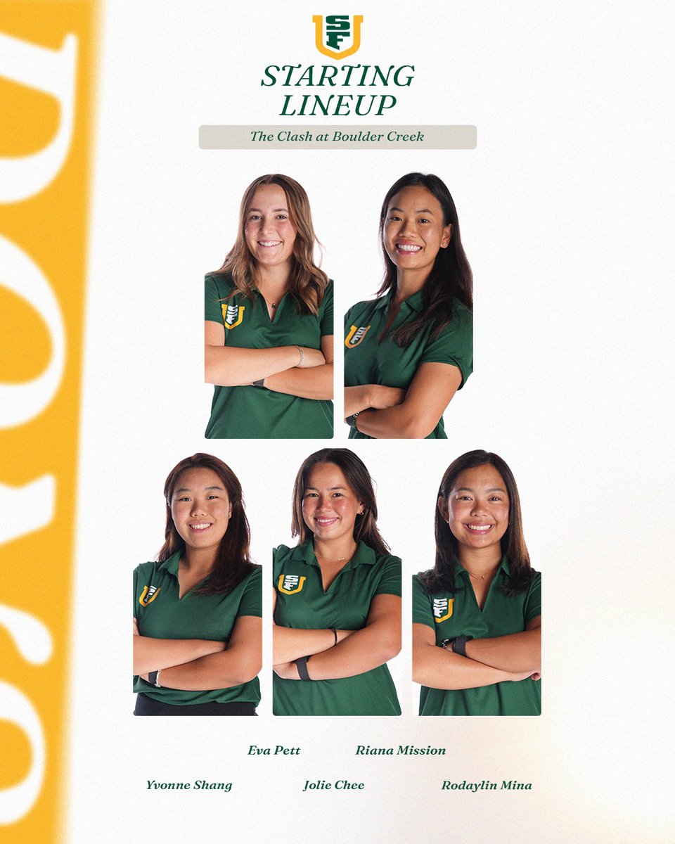 Vegas, here we come! 🤙

⛳️ The Clash at Boulder Creek
📍 Boulder Creek Golf Club / Las Vegas, Nev.
📅 Sunday, Oct. 20 - Tuesday, Oct. 22
📰 Full Preview: t.ly/FXjQu
📊 Live Results: t.ly/ylyCe

#USFDons | #WCCsports