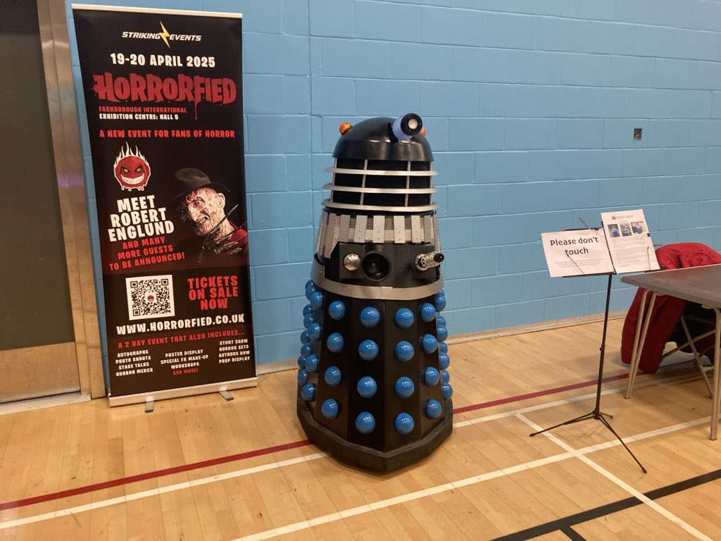 DalekNovus's tweet photo. All ready for Cheltenham comic con today. https://t.co/CInTOIufNY
