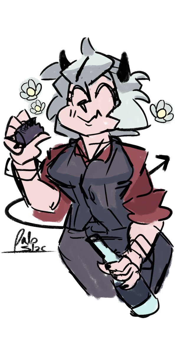 MrPalo4's tweet photo. Quick drawing. Malina The Happy demon eating a "gansito"
#Helltaker #Helltakerart #fanart https://t.co/1TOt01fvjC