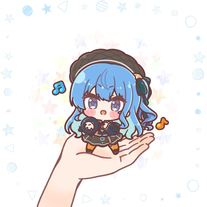 手乗りすいちゃん#ほしまちぎゃらりー 