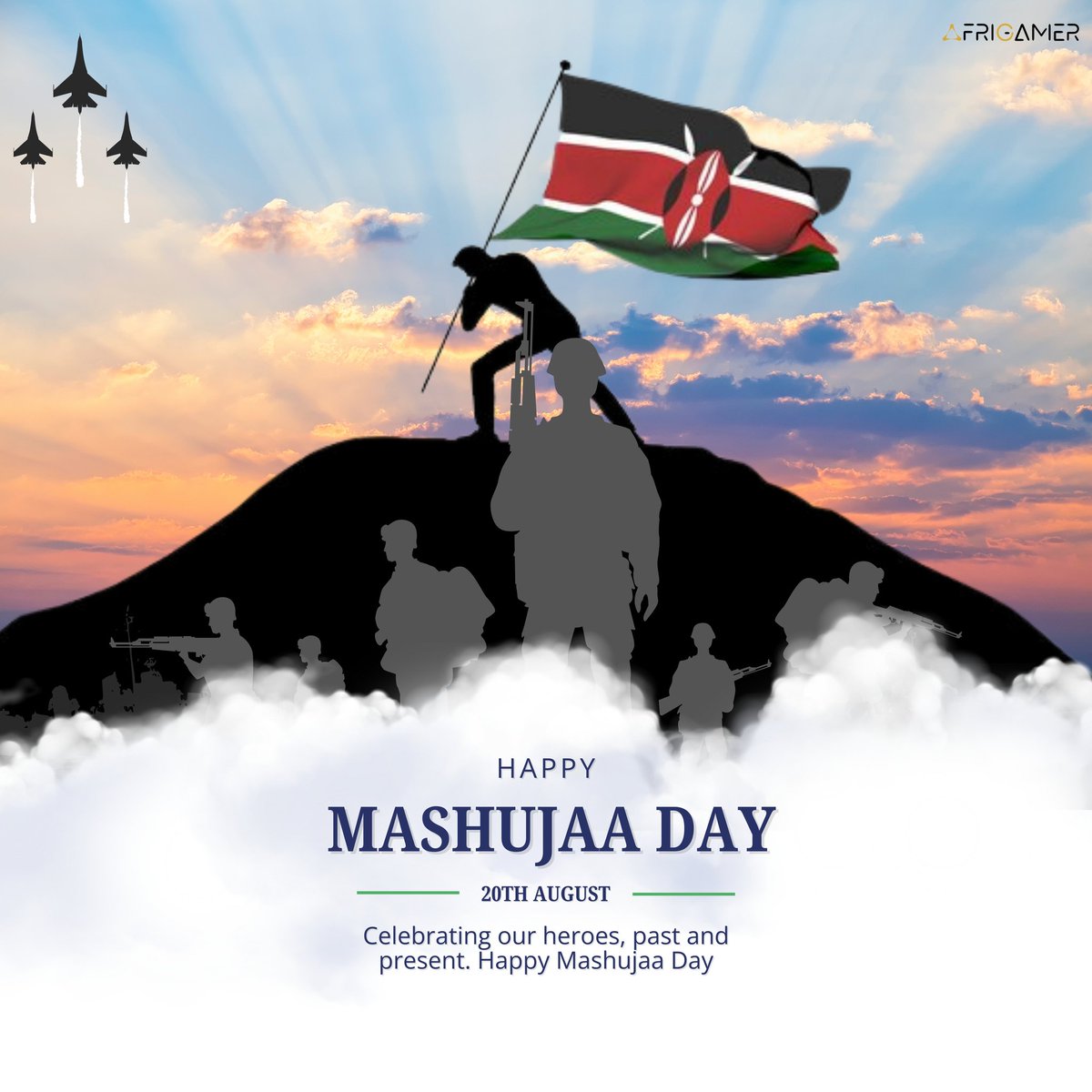 afrigam_er's tweet photo. "🎮 Level up with the legends! This Mashujaa Day, we honor the real-life heroes who fought for our freedom 🛡️ and those who continue to defend it. ⚔️ Gear up, celebrate their epic journey, and let’s keep the spirit of bravery alive! 🇰🇪 Happy Mashujaa Day from Afrigamer! ✊" https://t.co/B40Ah0rlYM