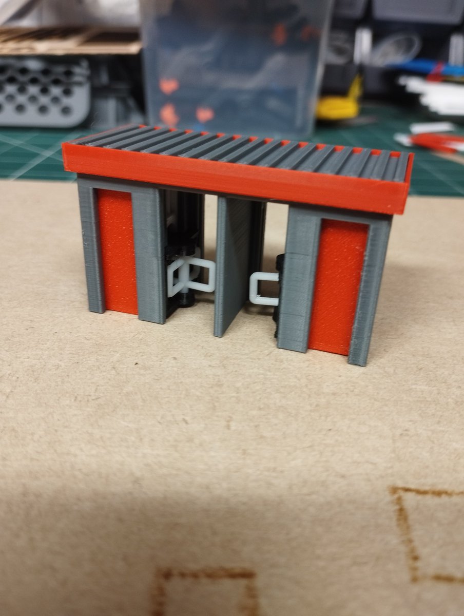 60mm Deep Seated Covered Stand with Red Seats Installed and Rear Exit Steps gone to its new home along with a Double Turnstile in Red. More Available at subbuteomill.co.uk #Subbuteo #subbuteostadium #subbuteocommunity