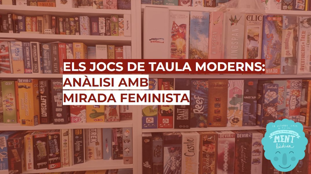 Ahir a les les jornades <a href="/MentLudica/">Ment Lúdica</a>  a la
<a href="/UdL_info/">Universitat de Lleida (UdL)</a>  vaig parlar dels #jocsdetaula amb mirada de #gènere i vaig anomenar cinc dones  que a mi m'han inspirat molt i a les que recomano seguir, aquí us comparteixo alguns dels seus treballs 🧵👇