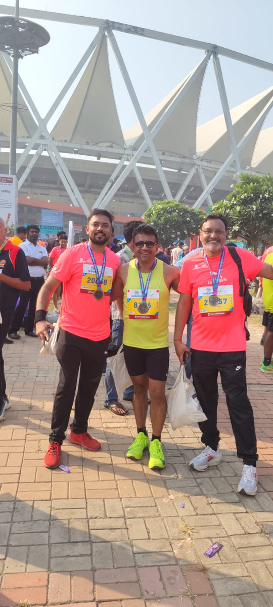 IRISSoftware's tweet photo. Irisians made their mark at the Vedanta Delhi Half Marathon! 🏃♂️
This marathon showcased our spirit and passion for pushing limits. Here’s to creating more memorable moments.
#VedantaDelhiHalfMarathon #MarathonFinishers #TeamWork #CorporateWellness #LifeatIris #IrisSoftware https://t.co/Ugoo7cGago