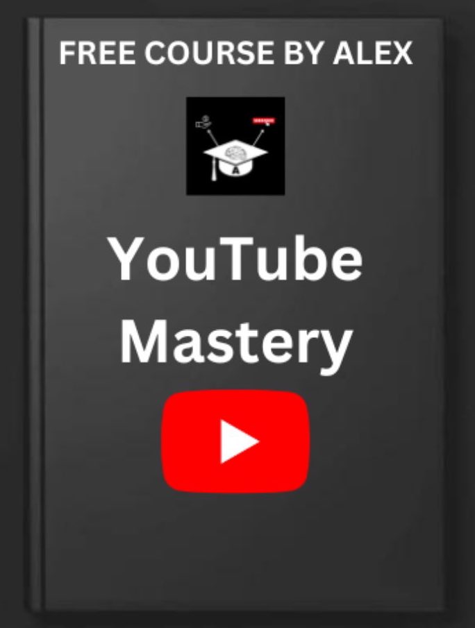 FREE YOUTUBE MASTERY COURSE!!!

Inside I share:

How to monetise
How to increase RPM
How to ensure viral videos 
My viral video framework 
How to get out of 10K jail

If you want me to send it to you,

Follow + RT (So I can DM)

Comment “youtube”