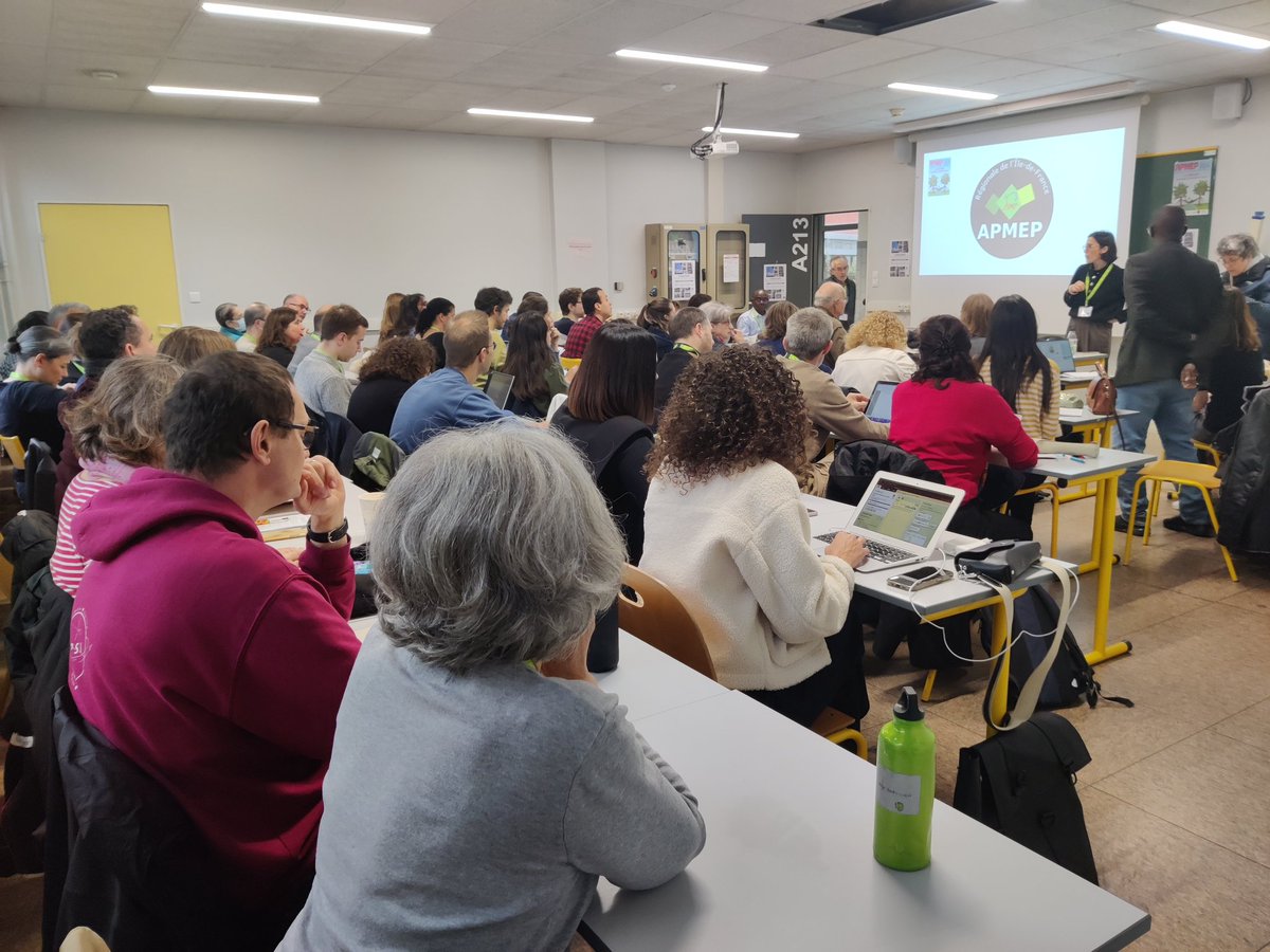 La réunion de la régionale Île de France commence en salle A213. Venez nous rejoindre !