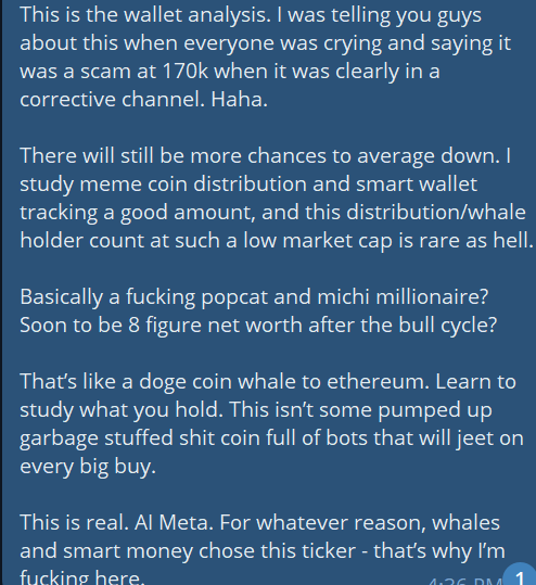 tranc3y's tweet photo. $01 has managed to CTO and setup the TG/website/X acct all in the last 6 hours

Dak did a wallet analysis and distro is near perfect. The top holders have some huge whales in. 

Something different here.