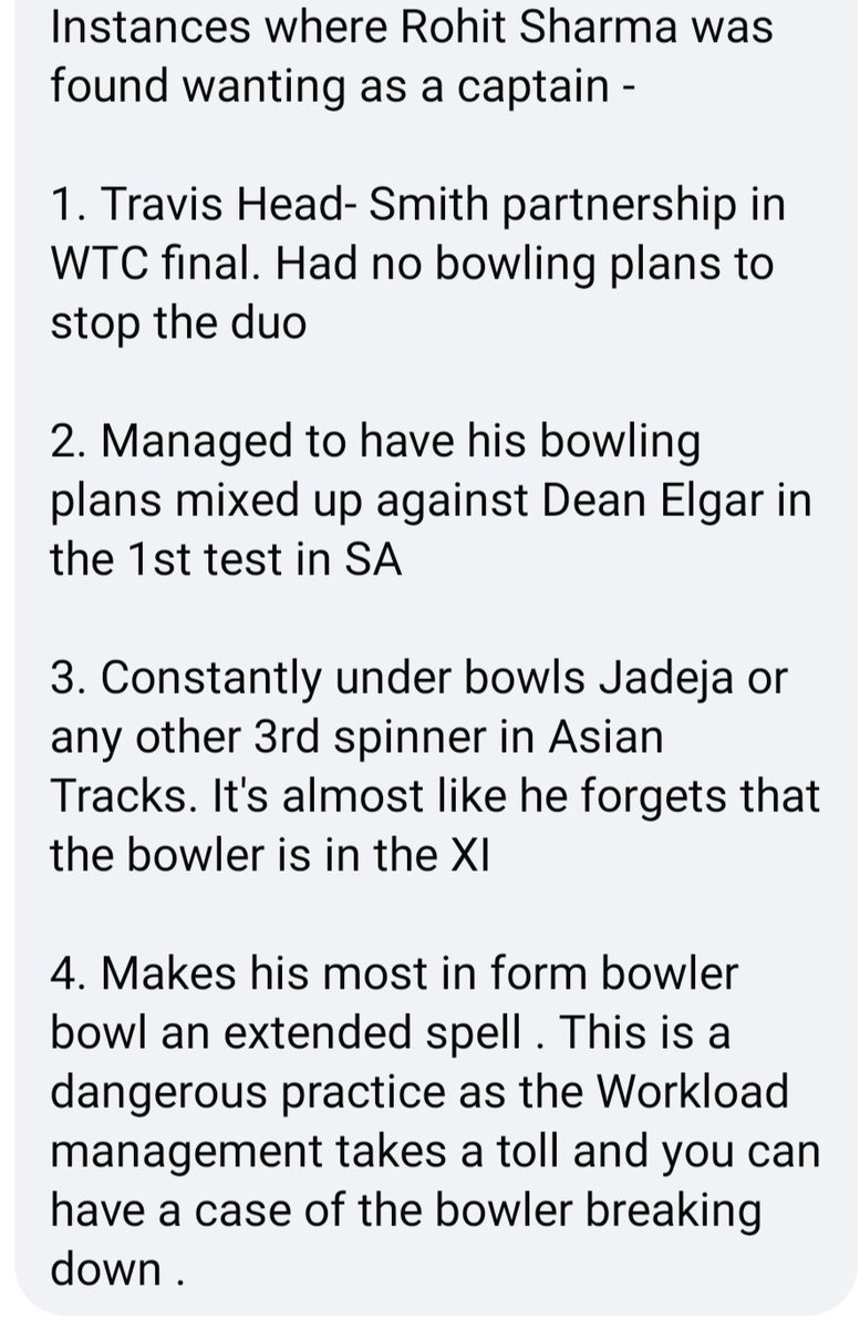 VickySri96's tweet image. #WTC25 #1stTest #RohithSharma #RohitSharma 

For those PR accounts defending Rohit's captaincy and comparing him with a Great test captain like #ViratKohli