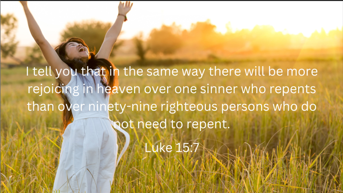 AngSalitaJesus's tweet photo. Luke 15:7 https://t.co/cXcjdkVUNn