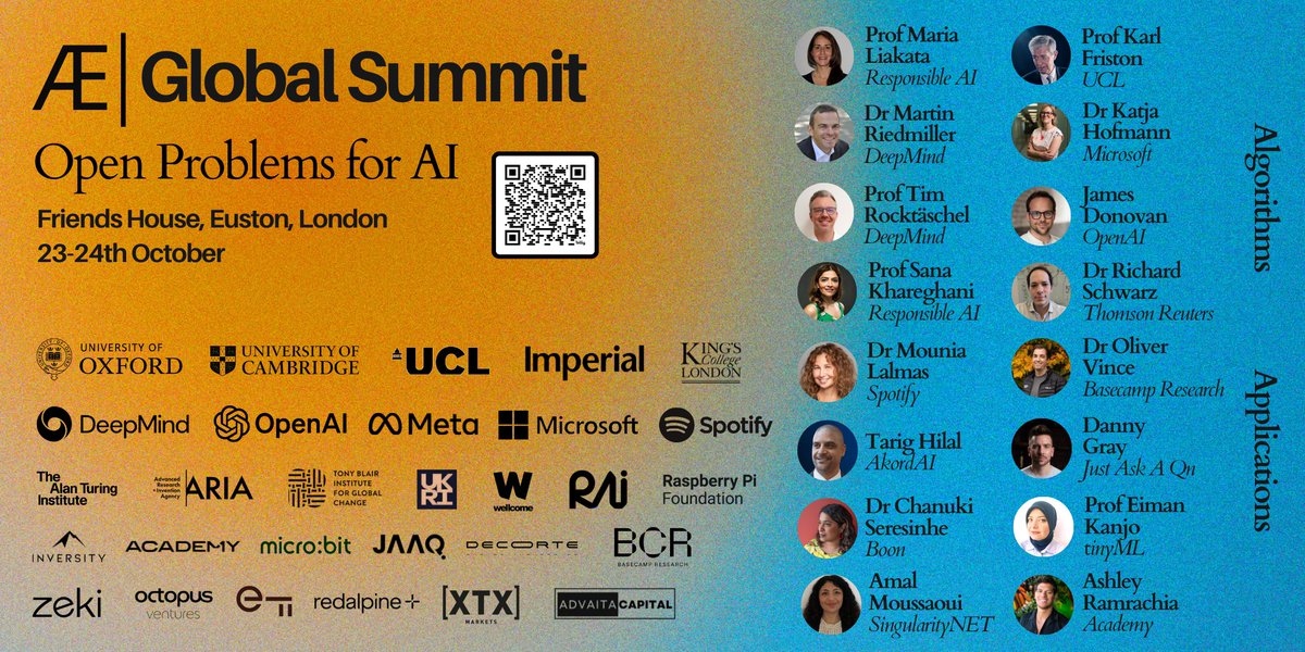 Ruairidh Battleday (@rmbattleday) on Twitter photo Two large language model (LLM) experts have joined at the 11th hour to give keynotes on Algorithms Day of our Summit on Open Problems for AI! algopreneurship.org
Dr Jonathan Richard Schwarz is head of AI research at <a href="/thomsonreuters/">Thomson Reuters</a>, and Professor Maria Liakata is <a href="/UKRI_News/">UK Research and Innovation</a> Two large language model (LLM) experts have joined at the 11th hour to give keynotes on Algorithms Day of our Summit on Open Problems for AI! algopreneurship.org
Dr Jonathan Richard Schwarz is head of AI research at <a href="/thomsonreuters/">Thomson Reuters</a>, and Professor Maria Liakata is <a href="/UKRI_News/">UK Research and Innovation</a>