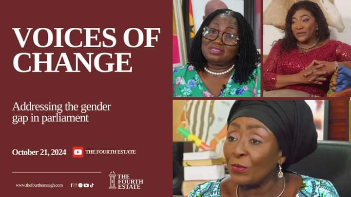 fourthestategh's tweet photo. With the passage of Ghana's Affirmative Action Bill, could there be a shift in women's representation and participation under the fourth republic?
Stay tuned for our story :Voices of Change, publishing tomorrow.
#GenderEquality #AffirmativeActionBill #WomenInLeadership https://t.co/5GPUgUbsIw