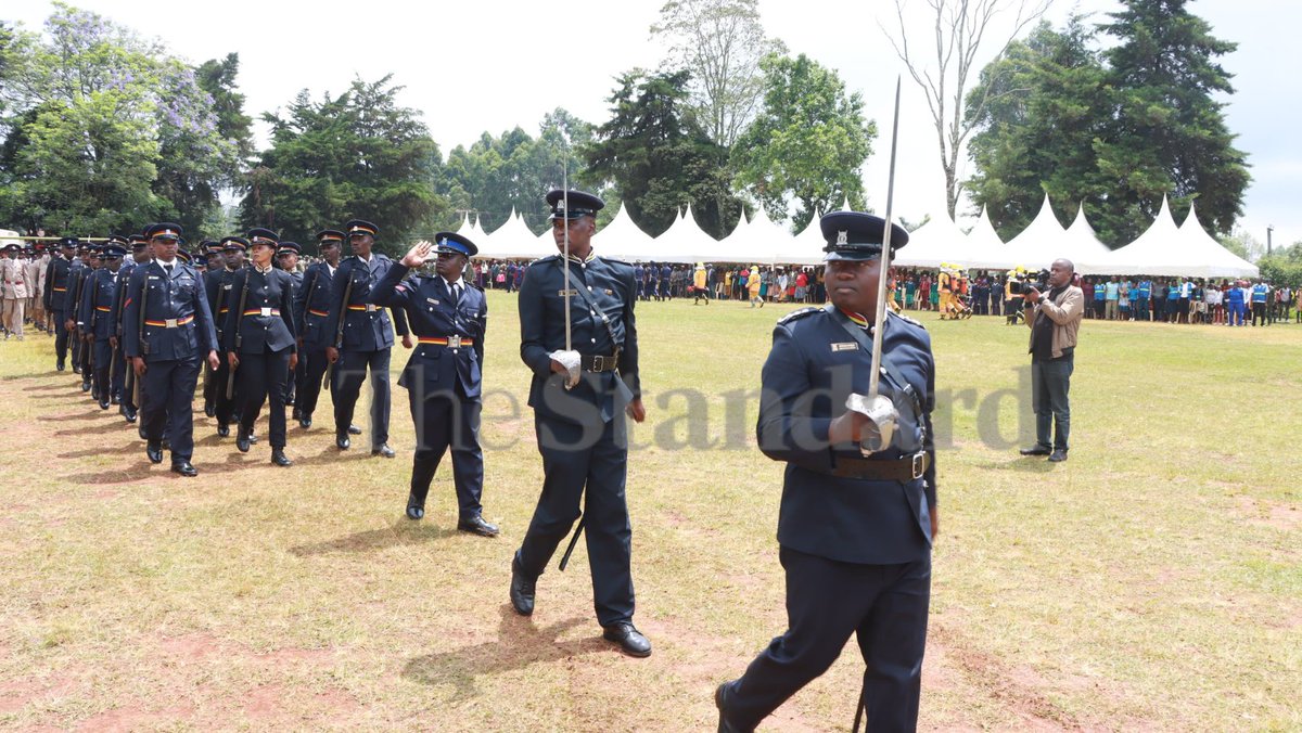 StandardKenya's tweet photo. Embu Deputy Governor Kinyua Mugo and County Commissioner Jack Obuo lead #MashujaaDay celebrations at Kairuri Stadium, in Manyatta Constituency. 

Pictures by Murithi Mugo https://t.co/sE7paKGSJu