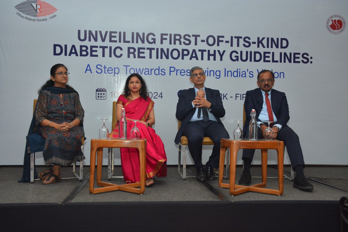 Rssdi_official's tweet photo. Research Society for the Study of Diabetes in India (@Rssdi_official), in collaboration with the Vitreo Retinal Society of India, has introduced the national screening guidelines for Diabetic Retinopathy.
#DiabeticRetinopathy #RSSDI #VRSI #ScreeningGuidelines https://t.co/iPmWGxvVEY