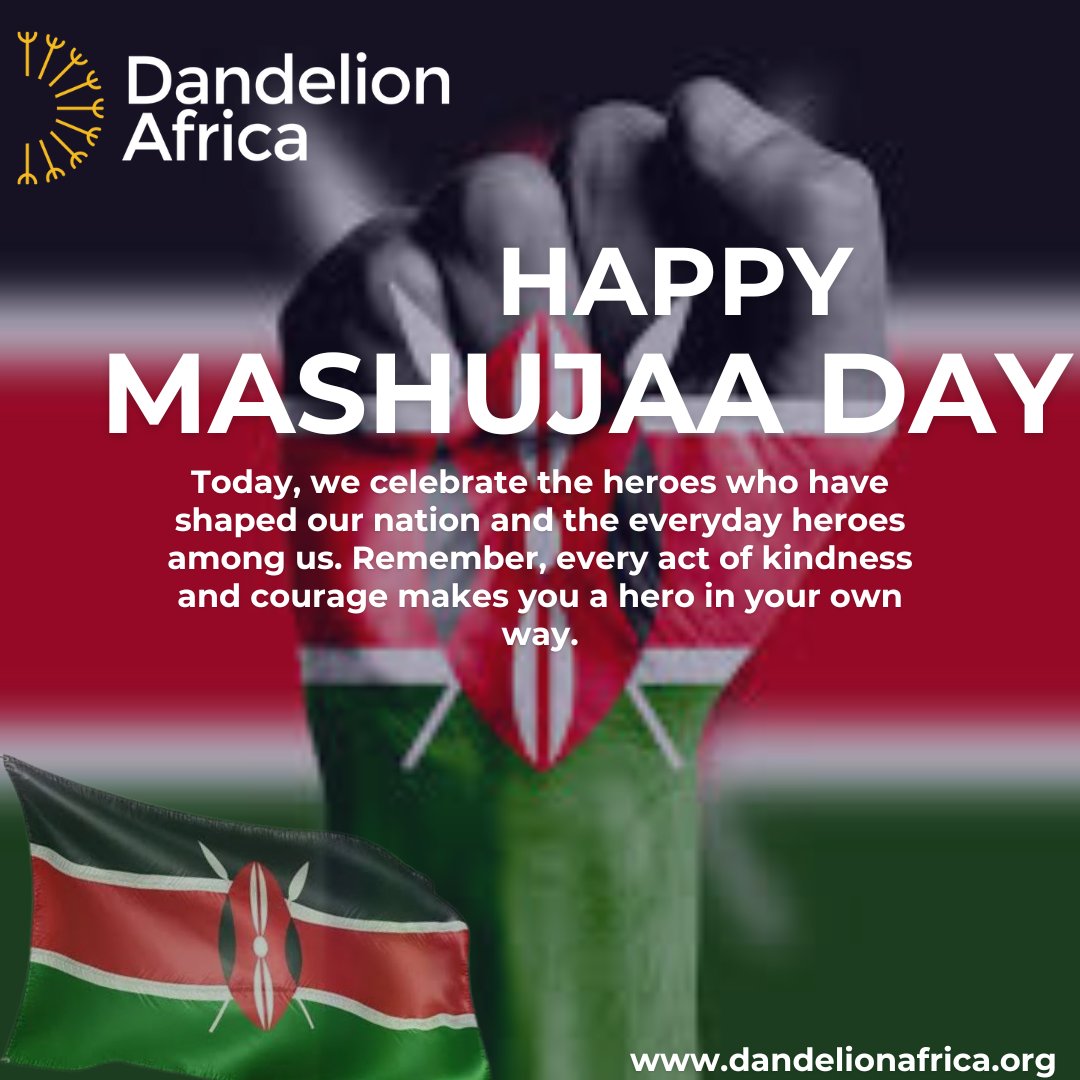 Happy mashujaa day to everyone who makes Kenya a better place.#MashujaaDay #MashujaaWetu #Mashujaa