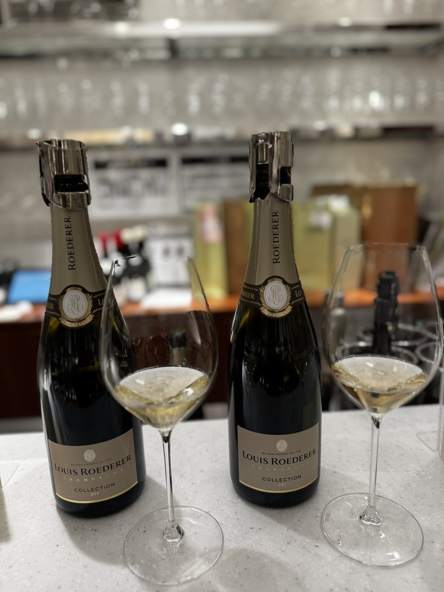 ルイ・ロデレール コレクション244と245の飲み比べは今月末までお