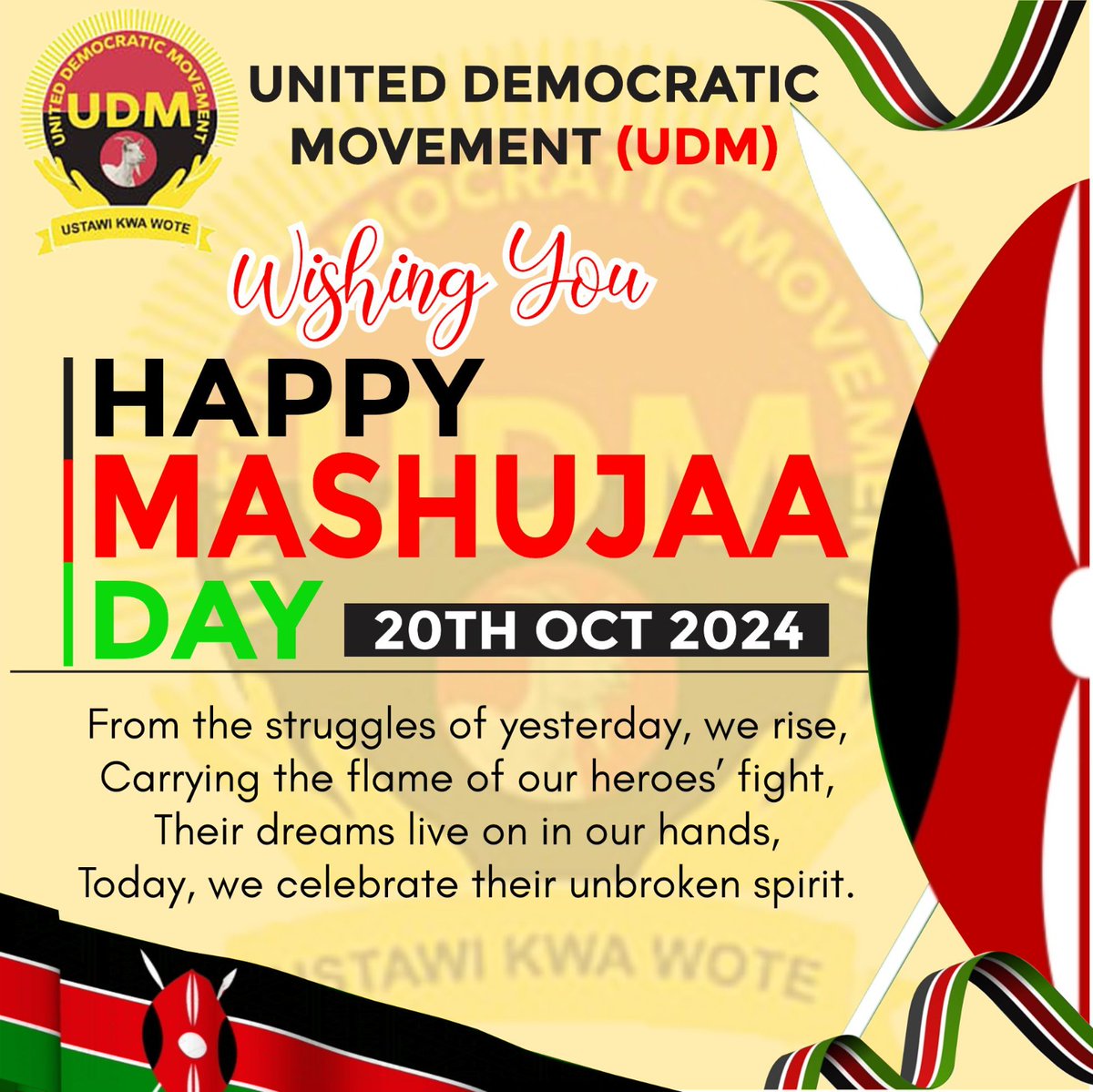 United Democratic Movement (UDM) tweet media