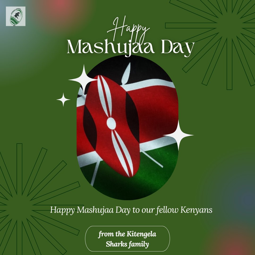 KitengelaSharks's tweet photo. From us to you.

#HappyMashujaaDay https://t.co/Z363GwnUn5