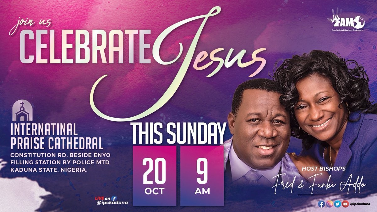 IPCKADUNA's tweet image. Good morning and welcome to church 
You can view the live service below
👇👇👇👇👇
fb.watch/vkw16HPV6C/htt…
#IPCLive 
#CelebratingJesus