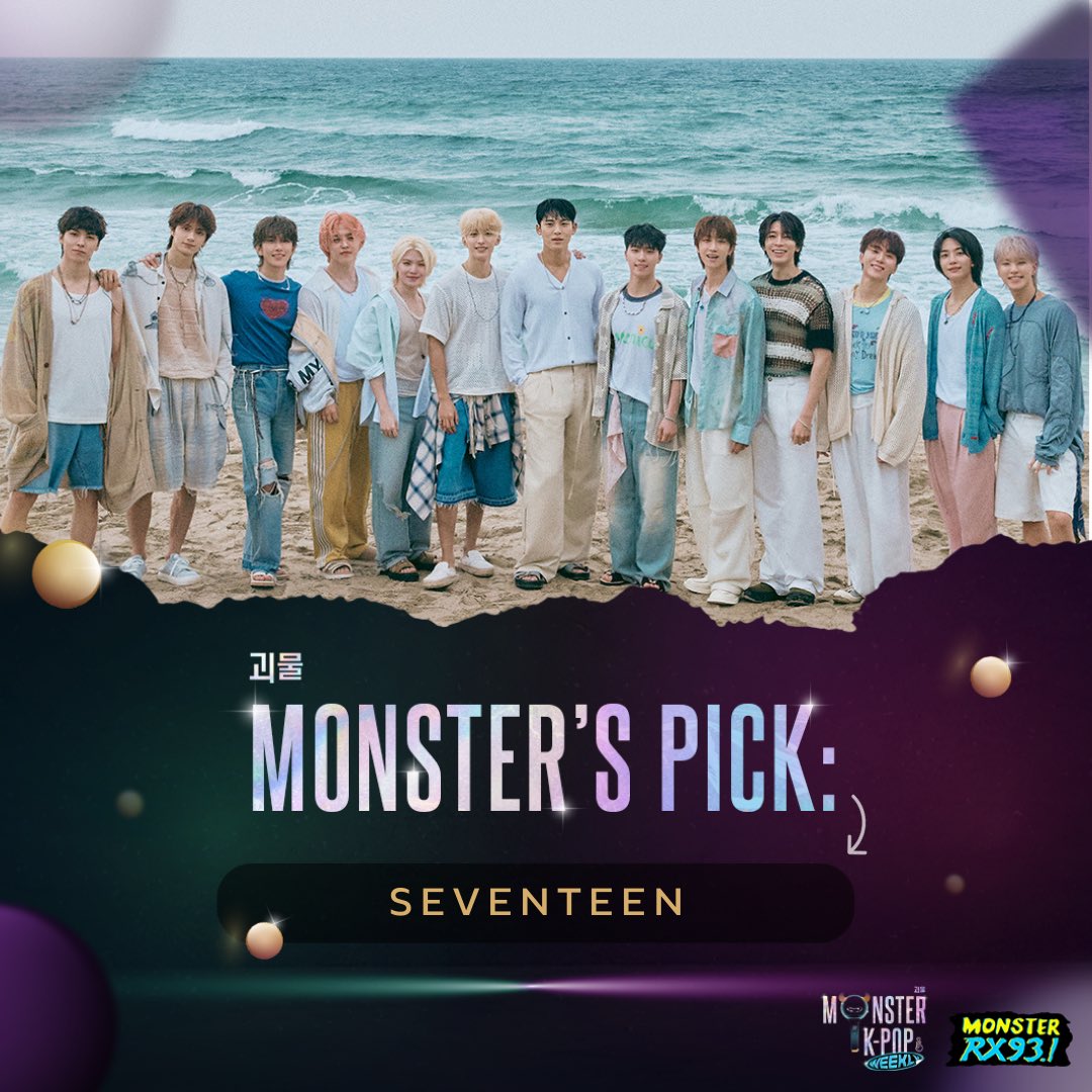 RX931's tweet photo. #MonstersPick: SEVENTEEN 💎🩷

The K-pop kings keep raising the bar with their heart-stirring performances! 😎 Their raw talent and strong bond win hearts; we’re here to share why the Monsters are hooked! 🫶🏼

Thanks, #CARAT, for joining our #RandomFandom with #SEVENTEEN! 🩵 https://t.co/e0oHZQTTbP