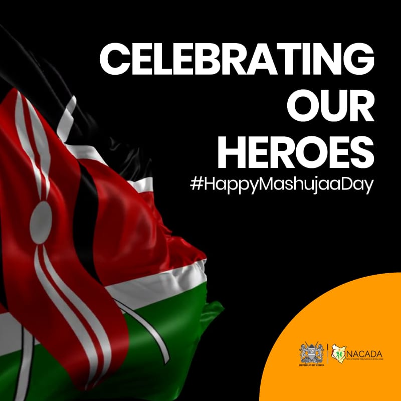 NACADAKenya's tweet photo. Happy Mashujaa Day ! 
For being in the front line with advocacy and awareness on substance use, wewe ni shujaa ! 💪🏾
For supporting those struggling with addiction, wewe ni shujaa ! 💪🏾
For choosing to take the sobriety journey,wewe ni shujaa ! 💪🏾
For creating safe spaces for recovery, wewe ni shujaa !💪🏾
#MashujaaWetu #MashujaaDay #Mashujaa