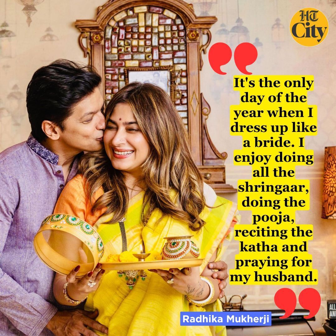 htcity's tweet image. As they celebrate their 25th Karwa Chauth by shooting exclusively for HT City, singer Shaan and his wife, Radhika Mukherji, share what this day means to them.
@singer_shaan

Interview by @soumyavajpayee 

#Shaan #Radhika #karwachauth #karwachauth2024

hindustantimes.com/htcity/cinema/…