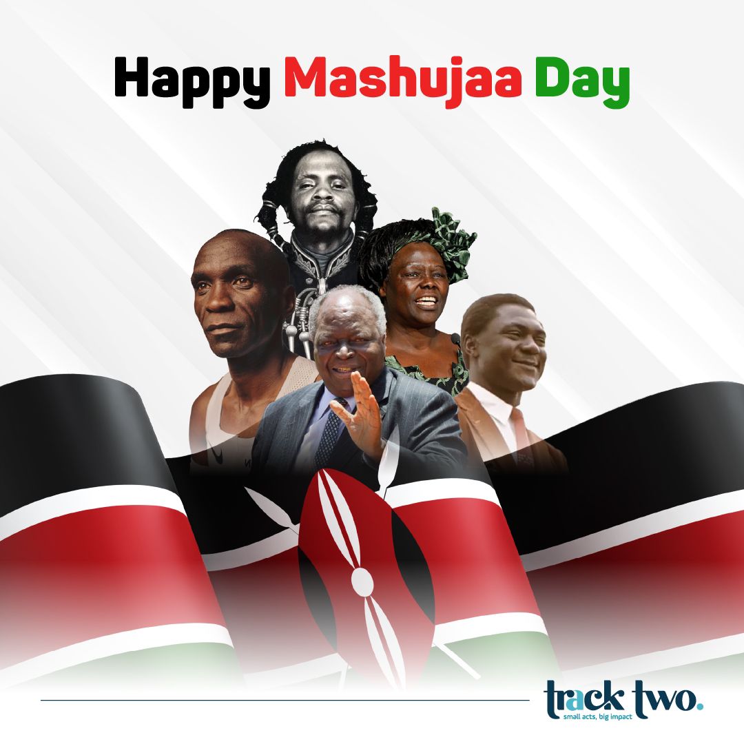 TrackTwoAfrica's tweet photo. Celebrating Kenya's heroes who have shaped our nation through courage and sacrifice. Let's honor their legacy today and always. 🇰🇪

#MashujaaDay #KenyanHeroes #TrackTwoAfrica https://t.co/geOd69LrqL