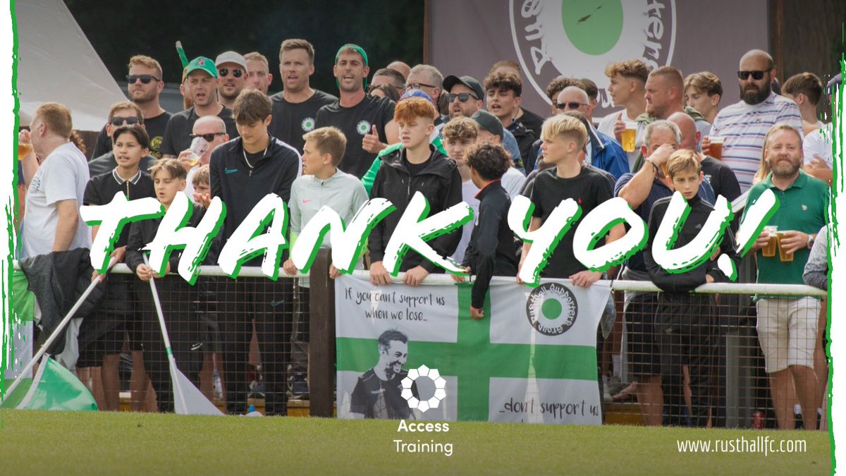 Our attendance yesterday was a magnificent 319! 🙌

Thank you for your support! 👏

#RusthallFC 🟢⚪️