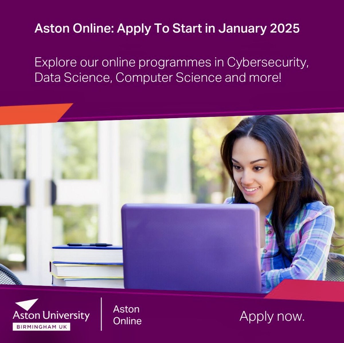 Exciting flexible learning opportunities for everyone, anywhere and anytime. Apply now: online.aston.ac.uk