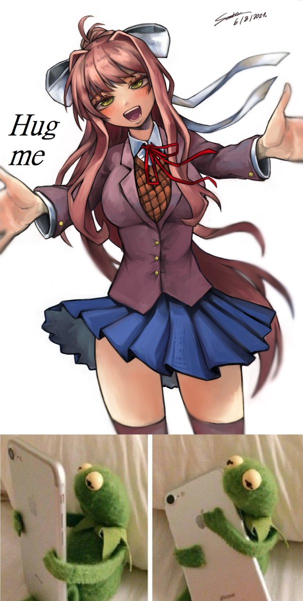 CMN29032002's tweet photo. Comm #5
From Senukin
I just want to hug her :< a lot
#Monika #DDLC https://t.co/LiCbLheGSS