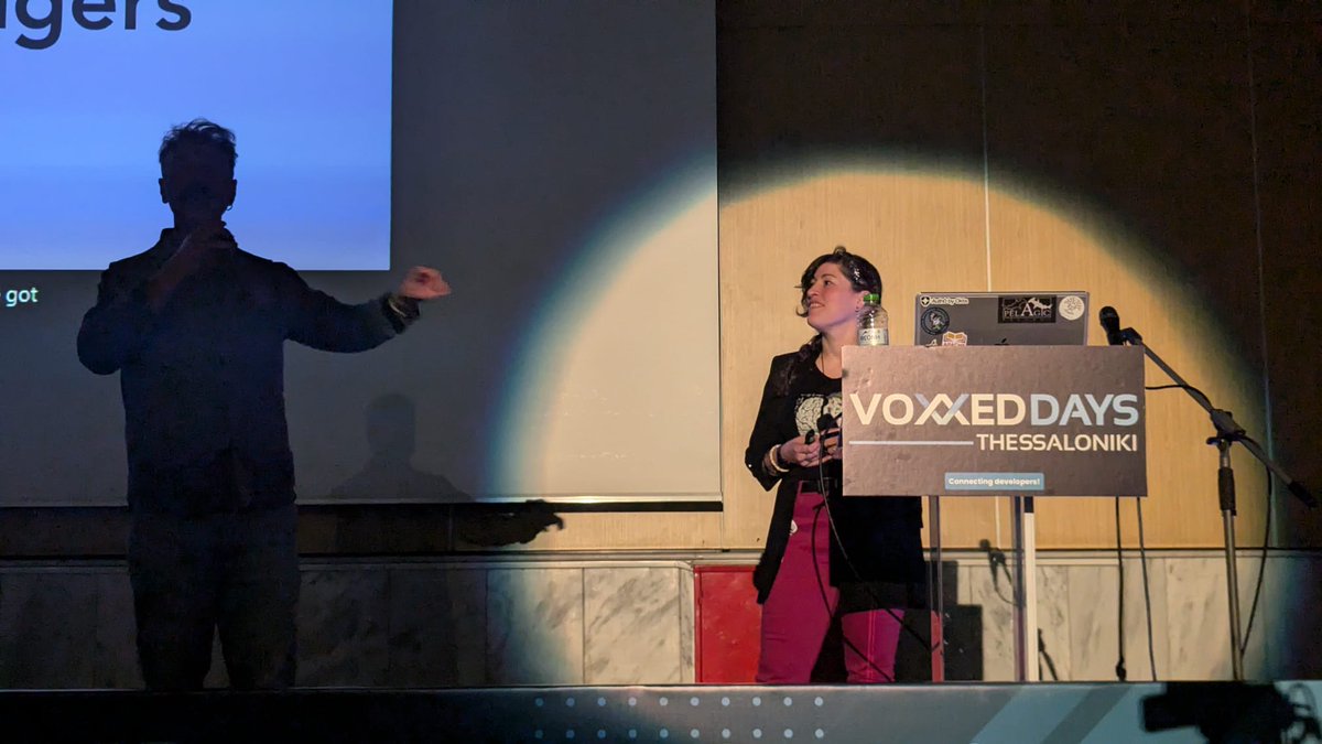 Bรกrbara Teruggi (She/Her) (@bantera13) on Twitter photo Day #2 <a href="/voxxed_thess/">Voxxed Thessaloniki</a> was packed with insightful presentations, conversations & pre-conference (good) nerves, so I'm specially thankful for all the support I was given all the way, expect a detailed review of these days very soon <a href="/DevPaco/">Paco</a> <a href="/ladymeyy/">LadyMey</a> #gracias #efฬฑcharistรณฬฑ ๐๐๐๐งฉ Day #2 <a href="/voxxed_thess/">Voxxed Thessaloniki</a> was packed with insightful presentations, conversations & pre-conference (good) nerves, so I'm specially thankful for all the support I was given all the way, expect a detailed review of these days very soon <a href="/DevPaco/">Paco</a> <a href="/ladymeyy/">LadyMey</a> #gracias #efฬฑcharistรณฬฑ ๐๐๐๐งฉ