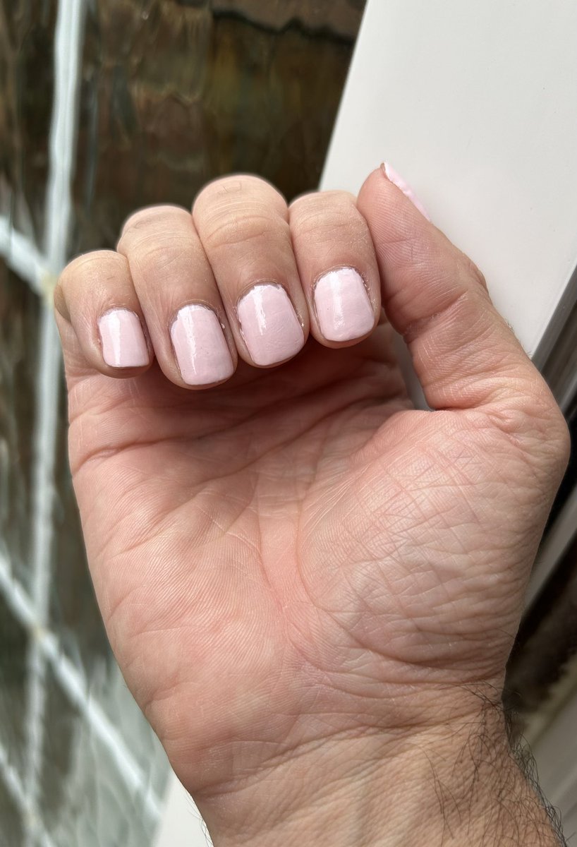 Very light pink nails for the next couple of weeks