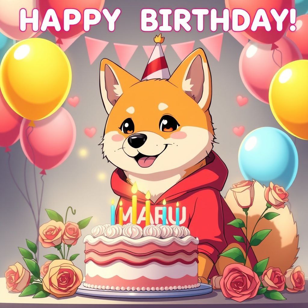 maru_ethcto's tweet photo. Today is #marutaro Birthday!🎈 #doge #shib #neiro and all the dogs are invited to the party, and of course all the #memecoin.

 Will $pepe be here?🤷🏼‍♂️🙏 https://t.co/ZSW1y6H1j8
