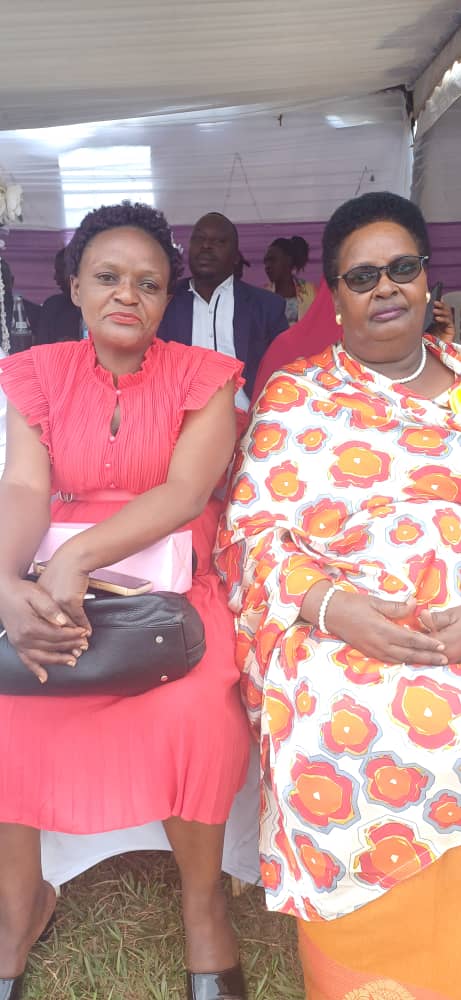 MainoPaul's tweet photo. Hon Victoria Businge Rusoke Atwooki state minister for local government and Hon Kabakama Prossy Ateenyi the aspiring district woman Councillor kicwamba subcounty Kabarole at a party https://t.co/lnWesvI1fw