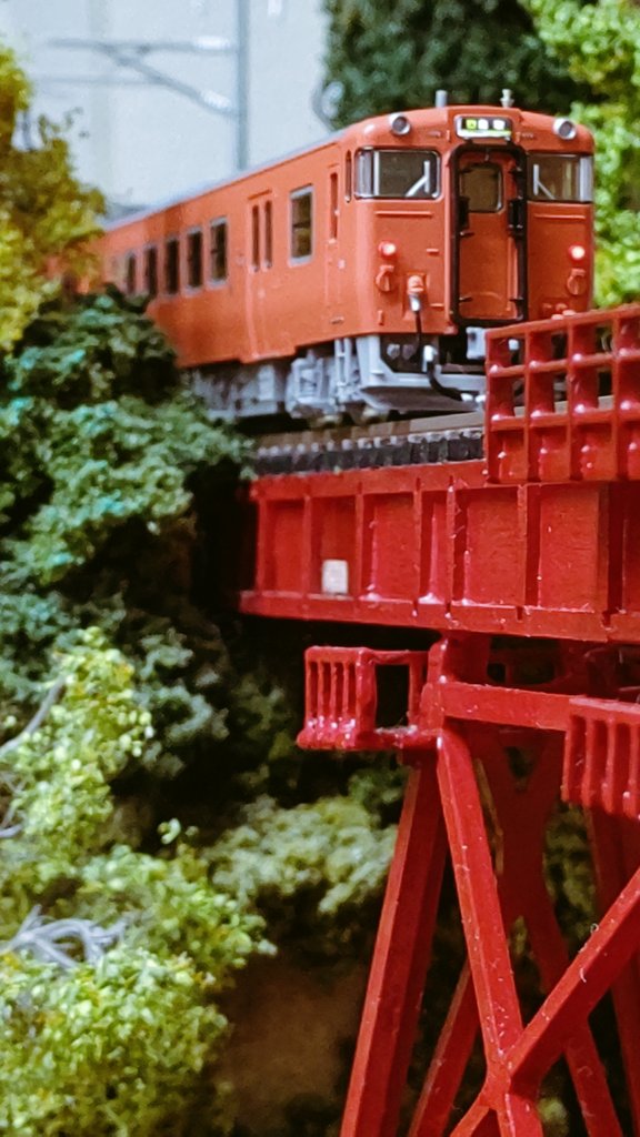 トミックスキハ47後藤が入線です。キハ40(両運転台)にも方向幕は