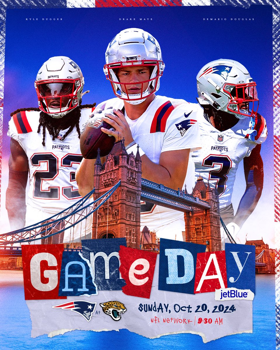 Patriots's tweet photo. Match day at Wembley 🙌 https://t.co/aDJkuQVKvt