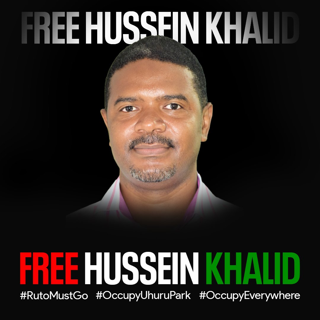 WanjikuReports's tweet photo. Human rights activist and lawyer @husskhalid
has been arrested outside Uhuru Park. 

#FreeHussein #FreeHusseinKhalid #OccupyUhuruPark https://t.co/jCHKY6lXEs