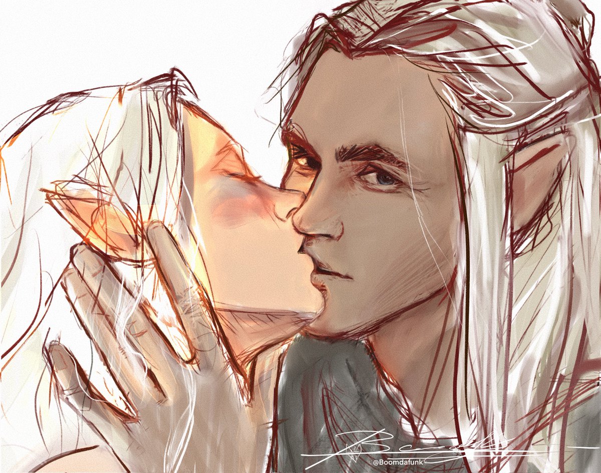 Boomdafunk's tweet image. - My source of De&quot;light&quot; - #saurondriel #saurondrielfanart #haladriel #sauron #theringsofpower #galadriel