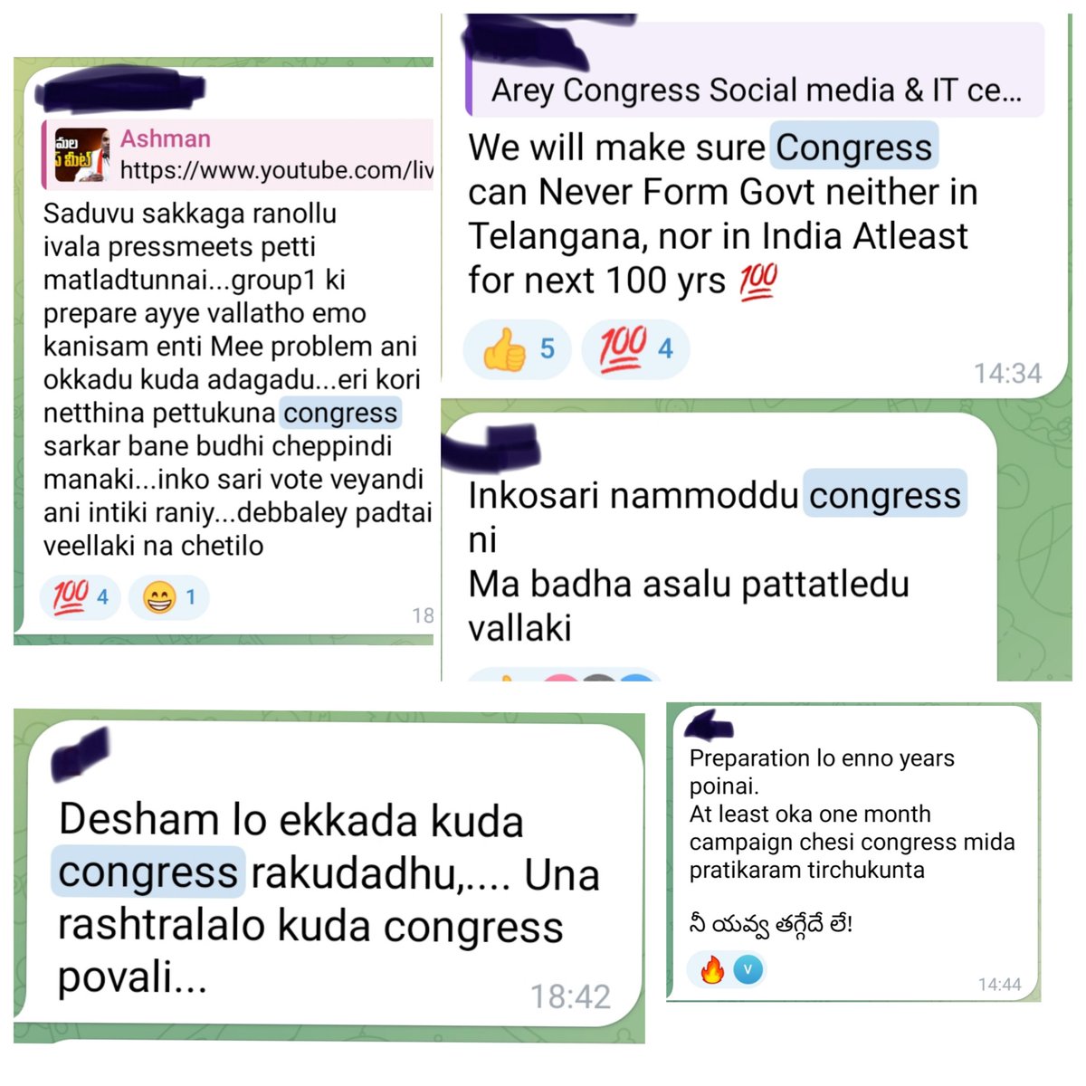 itsjayanthN's tweet photo. @revanth_anumula @Congress4TS @INCTelangana @INCIndia @RahulGandhi Students have all along been center of change. This is not political, this is fundamental now. This is how students are feeling regarding Congress in Telangana. Pls enjoy the perks of power. Countdown has started. https://t.co/7xi196Rqfe