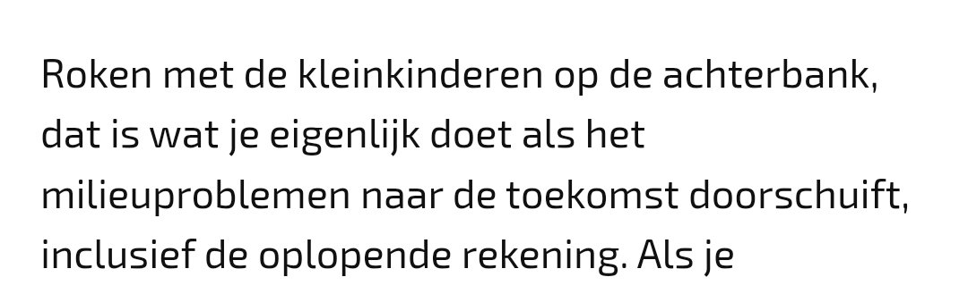 Mooie quote uit een artikel op <a href="/VroegeVogels/">Vroege Vogels</a> over het feit dat Nederland niet alleen ontbreekt op een grote internationale biodiversiteitstop maar zich ook niet houdt aan de 2 jaar geleden gemaakte afspraken